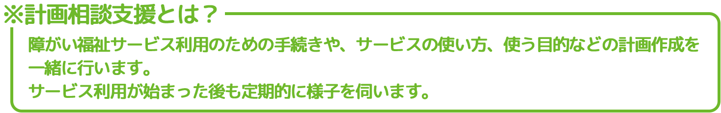 計画相談支援とは？